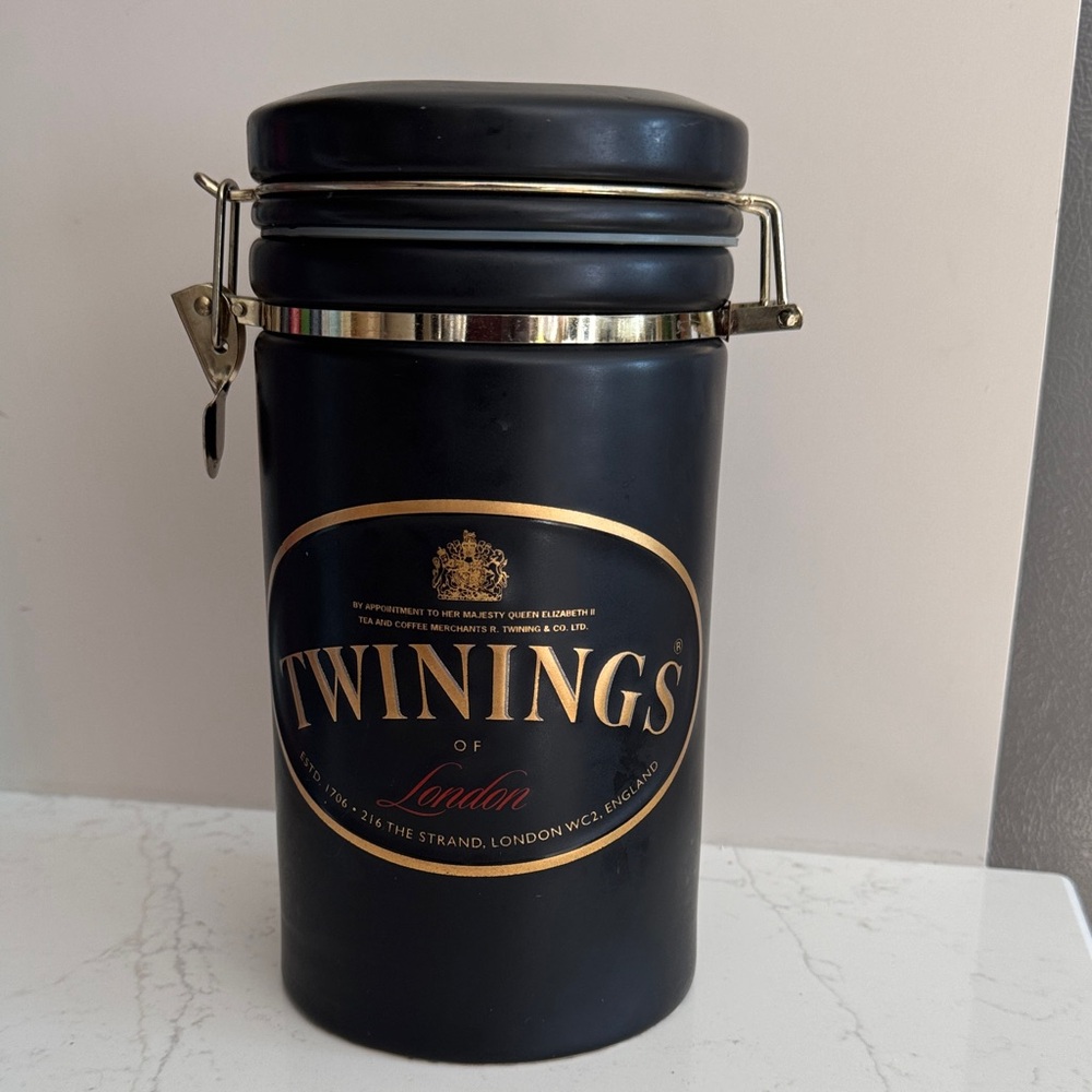 Twinings Black Tea Storage Canister